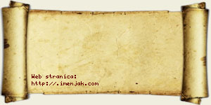 Vuka Bzeničanin vizit kartica